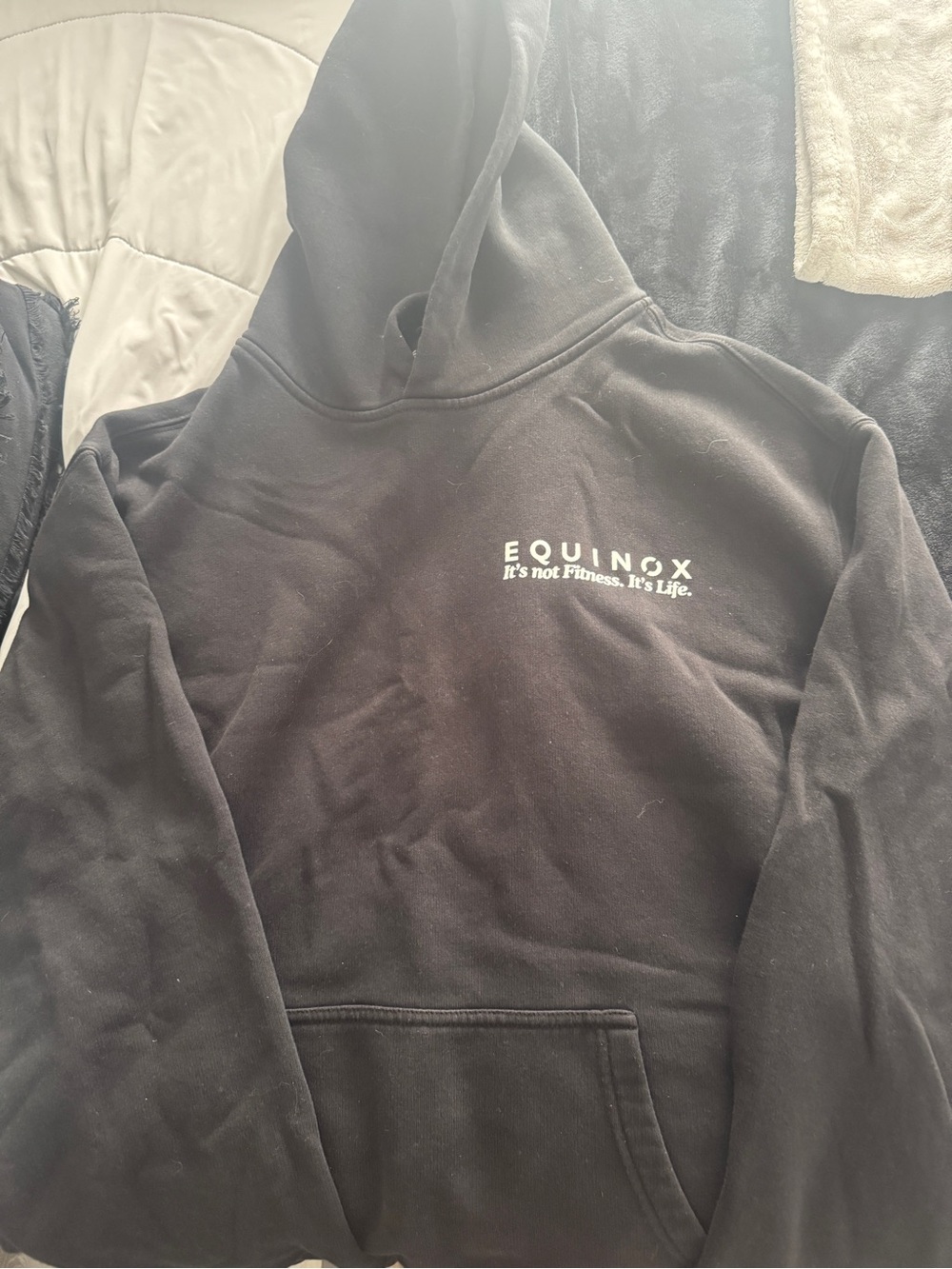 Black Logo Hoodie - Men